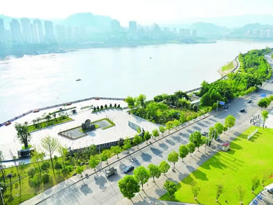 江南新区南滨公园：滨江绿色休闲长廊