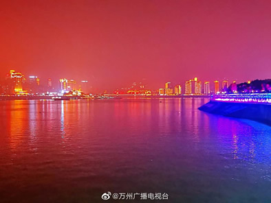 万州夜景美如画，大美万州。