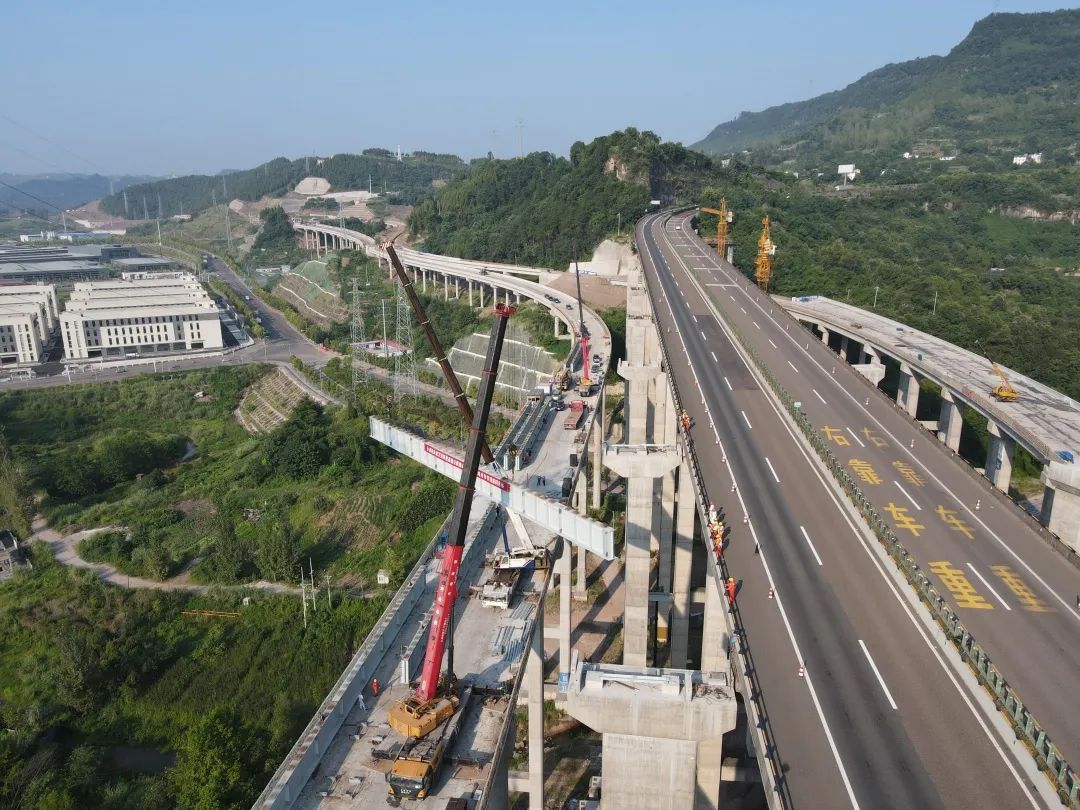 江杉高速公路全线桥梁全部贯通 计划2022年建成通车_施工_江背_项目